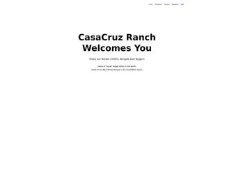 Casacruzranch.com(CasaCruz Ranch) Screenshot