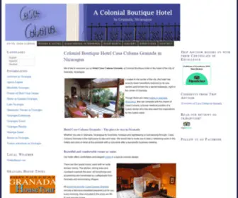 Casacubanagranada.com(Hotel) Screenshot