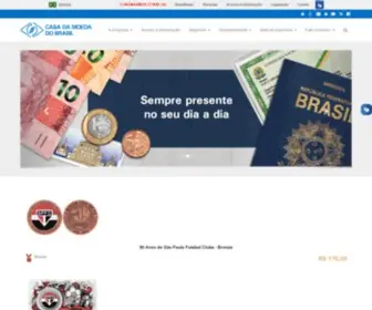 Casadamoeda.gov.br(Casa da moeda do brasil) Screenshot
