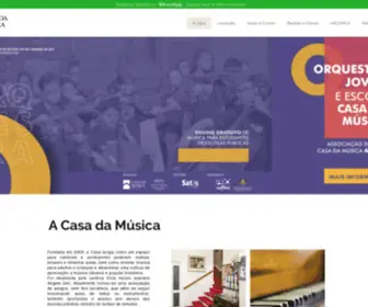 Casadamusicapoa.com.br(Escola de Música) Screenshot