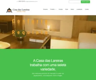 Casadaslareiras.com.br(Lareira à gás) Screenshot