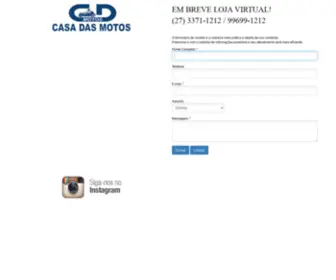 Casadasmotos.com.br(Casa das Motos) Screenshot