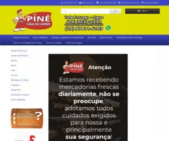 Casadecarnespine.com.br(Casa de Carnes Piné) Screenshot