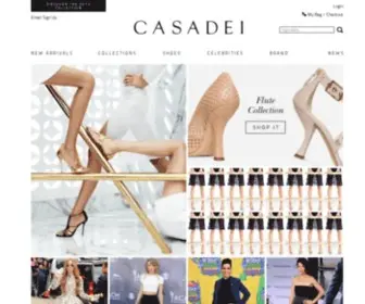 Casadei.com(Enter the world of Casadei) Screenshot