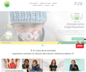 Casadelaamistad.org.mx(Casa de la Amistad para Niños con Cáncer) Screenshot
