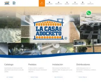 Casadeladocreto.com(Casa del Adocreto) Screenshot