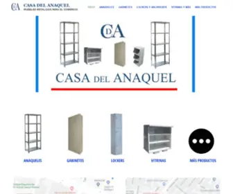 Casadelanaquel.com(Anaqueles en Guadalajara) Screenshot