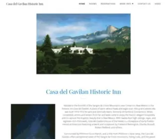 Casadelgavilan.com(Casa del Gavilan Historic Inn) Screenshot