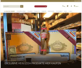 Casadelhabano.de(Zigarren Shop & Lounge Nürnberg) Screenshot