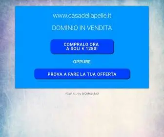 Casadellapelle.it(Casa della Pelle) Screenshot