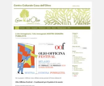 Casadellolivo.it(Centro Culturale Casa dell'Olivo) Screenshot