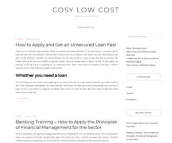 Casadelocosylowcost.com(Financial plan for better life) Screenshot