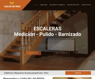 Casadelospisos.com(PARQUET LIMA PERU MANTENIMIENTO Y REPARACION PISOS) Screenshot