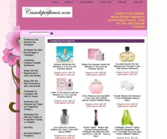 Casadeperfumes.com(Casa de Perfumes Best Perfume Body Oils Zermat & Armand Dupree Products) Screenshot