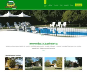 Casadesierras.com.ar(Casa de Sierras) Screenshot