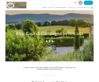 Casadicampagnaintoscana.com(B&B in Siena) Screenshot