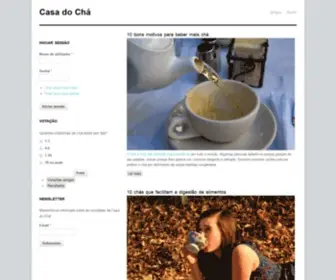Casadocha.com(Casa do Chá) Screenshot