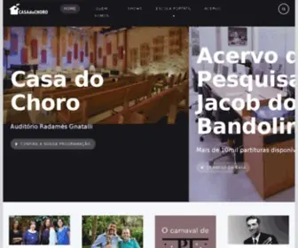 Casadochoro.com.br(Casa do Choro) Screenshot