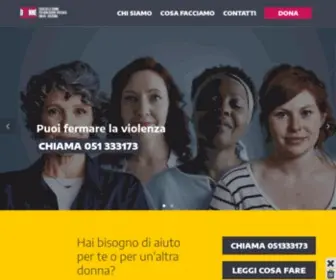 Casadonne.it(Casa delle donne per non subire violenza ONLUS Bologna) Screenshot