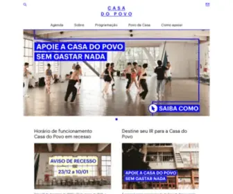 Casadopovo.org.br(Casa do Povo) Screenshot