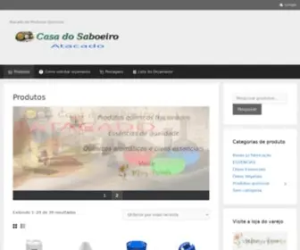 Casadosaboeiro.com.br(Loja online de Casa do Saboeiro) Screenshot