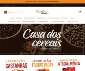 Casadoscereais.com.br(A Loja mais Completa de Produtos Naturais) Screenshot