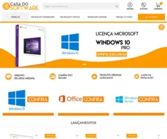 Casadosoftware.com.br(Casa do Software) Screenshot