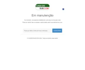 Casadosub.com.br(CASA DO SUB) Screenshot