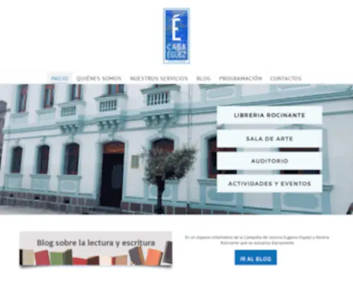 Casaeguez.com(Casa Égüez Centro Cultural) Screenshot