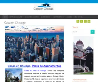 Casaenchicago.com(Casas en Chicago) Screenshot