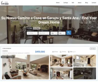 Casaescazucr.com(Casas, Townhouses y Apartamentos en Venta y Alquiler en Escazu y Santa Ana) Screenshot