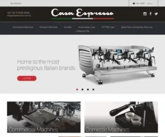 Casaespresso.com.au(Casa Espresso) Screenshot