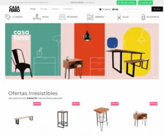 Casaferro.com.mx(Diseñando para tu hogar) Screenshot