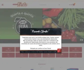 Casafiesta.com.br(Supermercado Online Curitiba) Screenshot