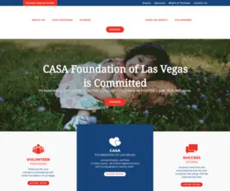 Casafoundationlv.org(CASA Foundation Las Vegas) Screenshot