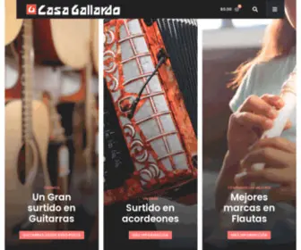 Casagallardo.mx(Venta de Articulo Musicales) Screenshot