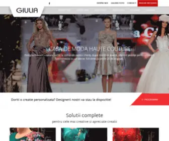 Casagiulia.ro(Casa de Moda Giulia Botosani) Screenshot