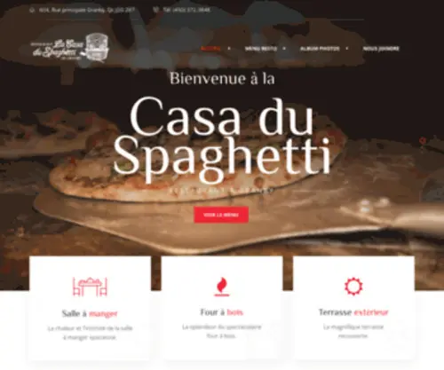 Casagranby.com(La Casa Du Spaghetti) Screenshot