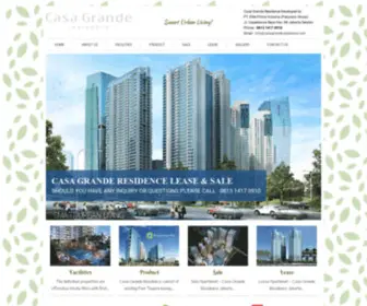 Casagrande-Residence.com(Apartment Casa Grande Residence Jakarta) Screenshot