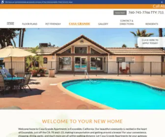 Casagrandeapartmenthomes.com(Casa Grande Apartments) Screenshot