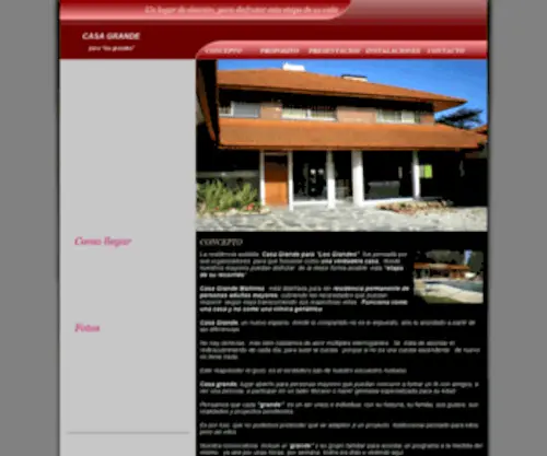 Casagrandepg.com.ar(Casa Grande para los Grandes) Screenshot