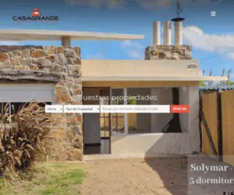 Casagrandepropiedades.com.uy(Casagrande Negocios Inmobiliarios) Screenshot