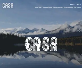 Casahome.org(Clean Air Strategic Alliance’s objective) Screenshot