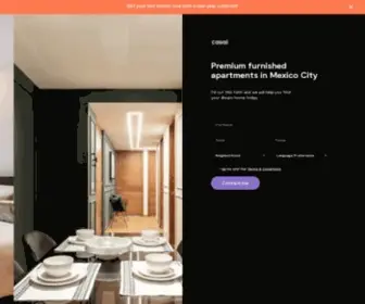 Casai.com(Premium furnished apartments in Mexico City) Screenshot