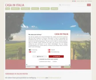 Casainitalia.ch(Ferienhaus in Italien) Screenshot