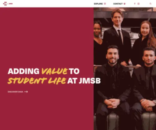 CasajMsb.ca(We represent all undergraduates who are studying at the John Molson School of Business. CASAJMSB) Screenshot