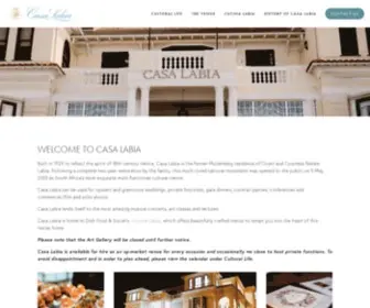 Casalabia.co.za(Casa Labia by Ideas Cartel) Screenshot