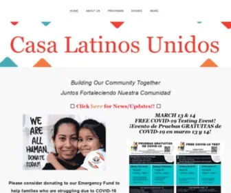 Casalatinosunidos.org(Home My Title) Screenshot