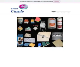 Casale.cl(Textil Casale) Screenshot