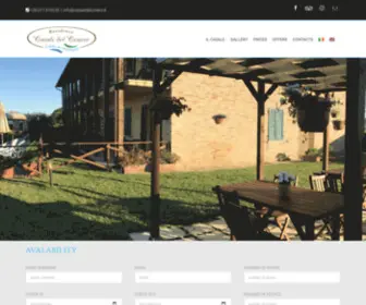 Casaledelconero.it(Residence Casale del Conero) Screenshot